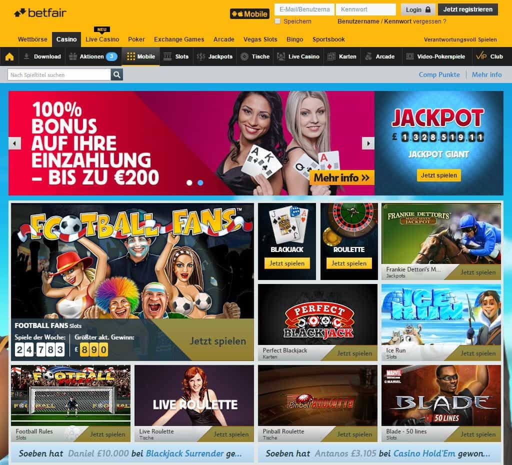 Die Besten Online Casinos