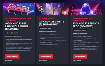 Top 1Red Casino Willkommensbonus.