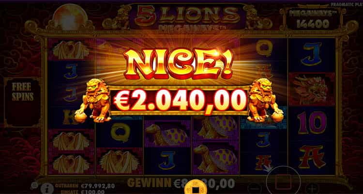 Lions Megaways Scatter