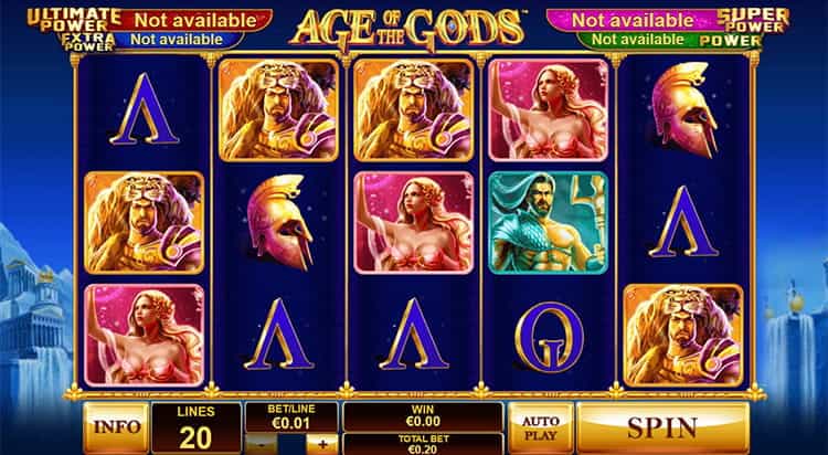 Age of the Gods kostenlos spielen mit der Demo.