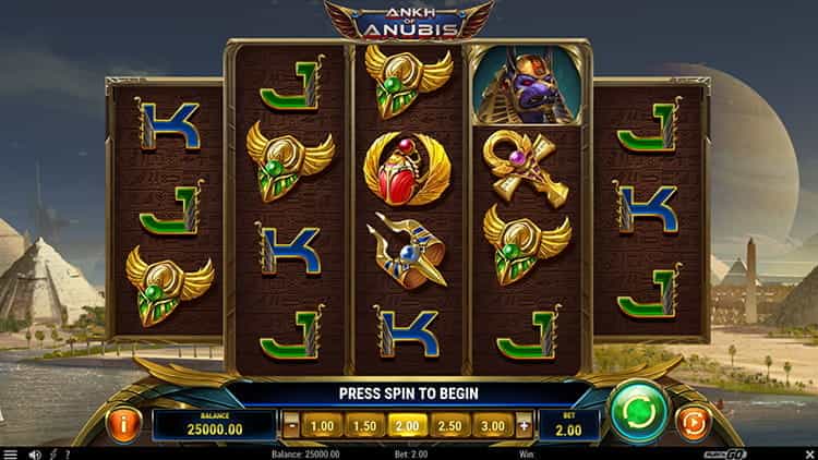 Ankh of Anubis kostenlos spielen mit der Demo.