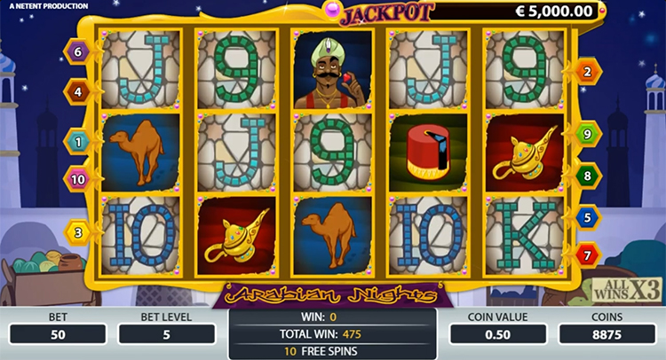 Arabian Nights Gameplay