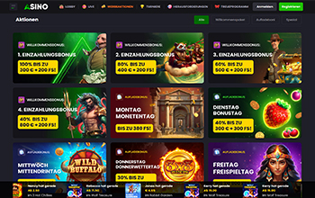 Asino Casino Willkommensbonus.