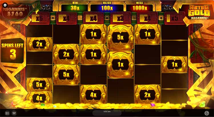 Aztec Gold Megaways Gameplay