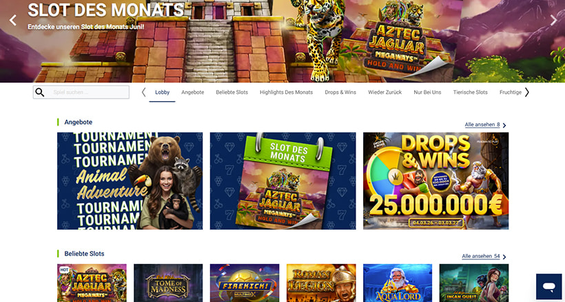 bet-at-home Homepage.