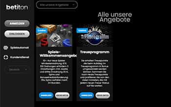 Betiton Willkommensbonus