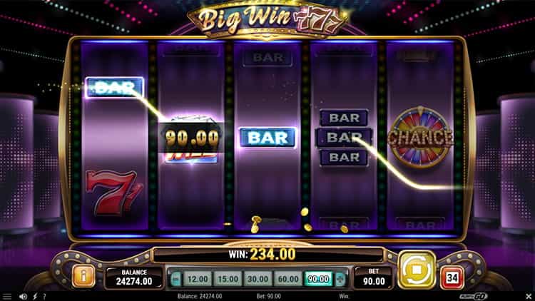 Big Win 777 Gameplay