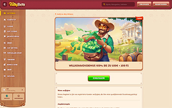 Der BillyBets Bonus für neue Spieler.