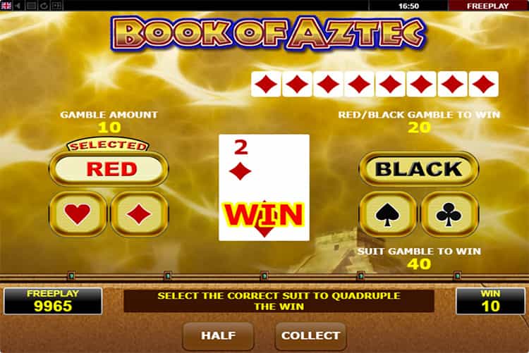 Book Of Aztec Gameplay