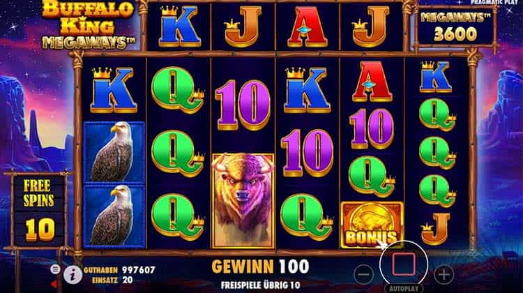 Buffalo King Megaways Freispiele