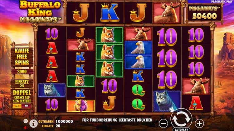 Buffalo King Megaways Gameplay