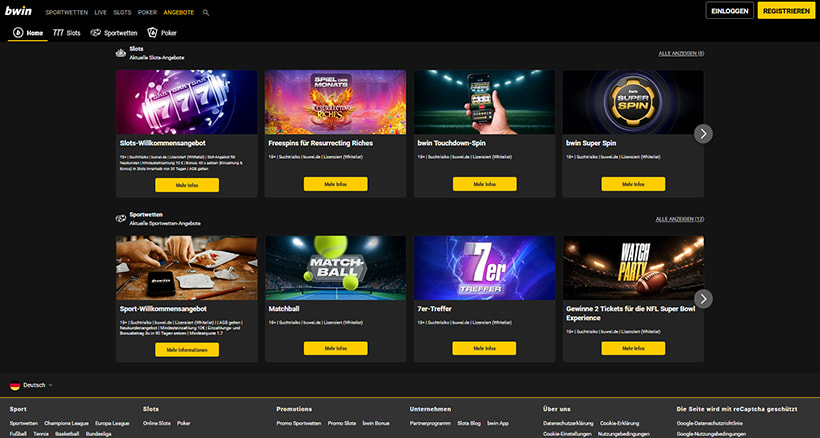 bwin spezielle angebote