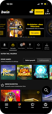 bwin homepage: Webseite von bwin besuchen