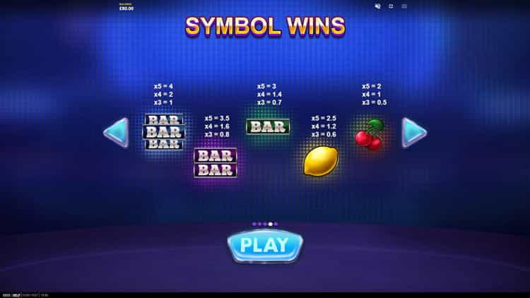 Cash Volt Gewinntabelle 2