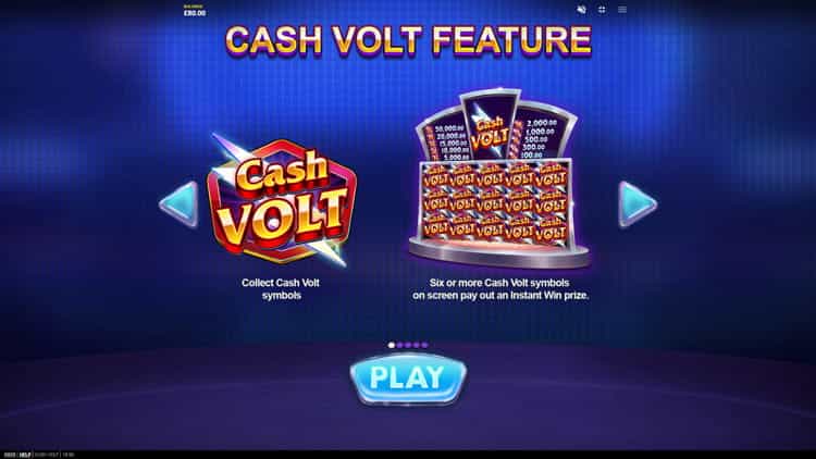 Cash Volt Gewinntabelle 3