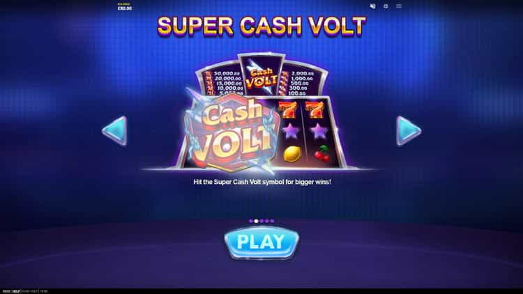 Cash Volt Gewinntabelle 4