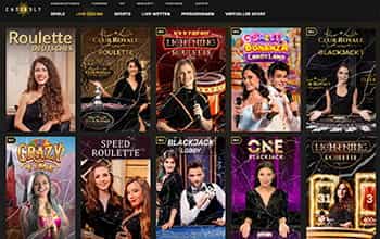 Casinoly Live Casinospiele.