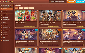 Der Cleobetra Willkommensbonus.