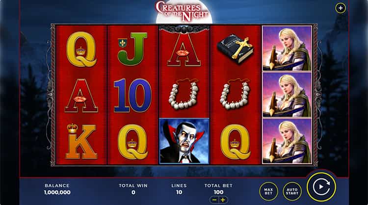 Creatures of the Night kostenlos spielen mit der Demo.