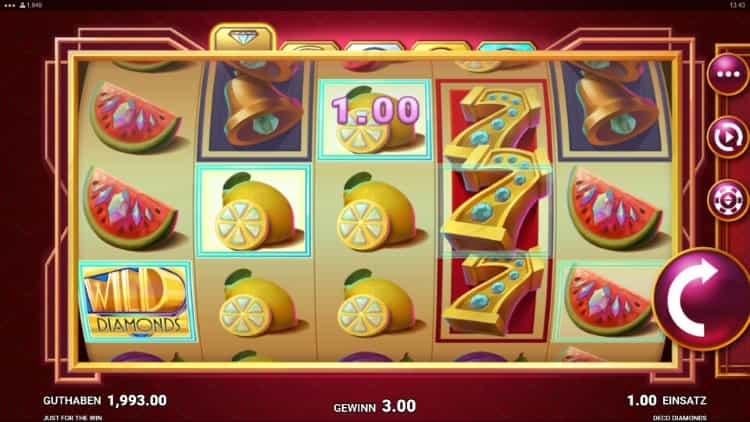 Deco Diamonds kostenlos spielen mit der Demo.