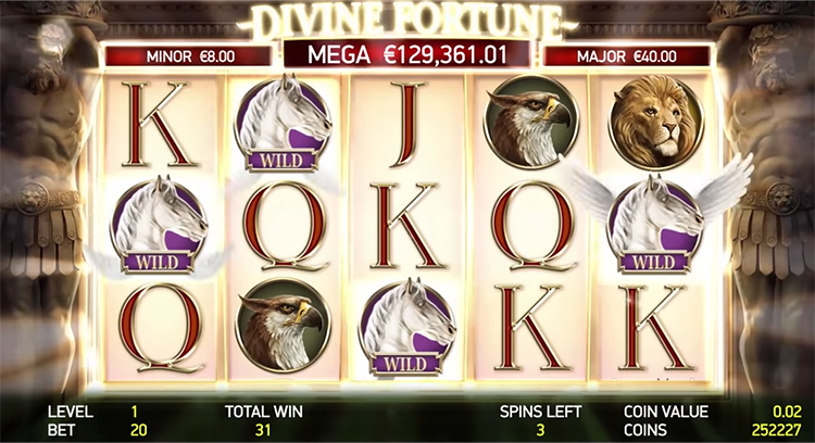 Divine Fortune Gameplay