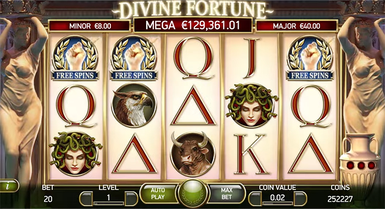 Divine Fortune Gameplay