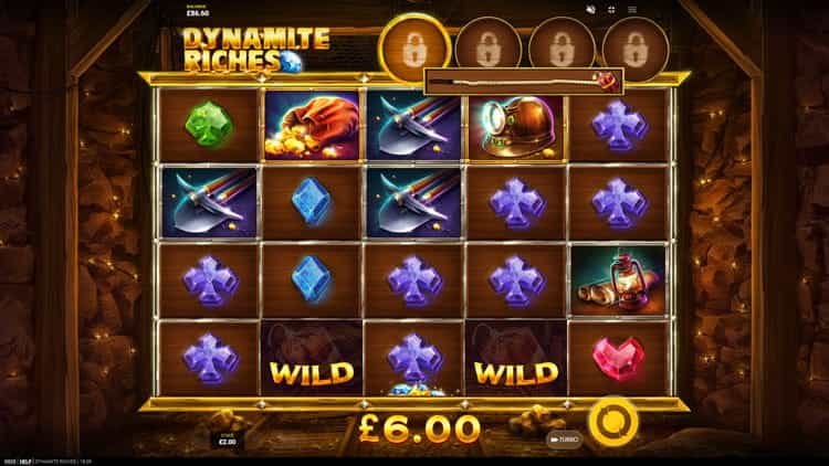 Dynamite Riches Gameplay
