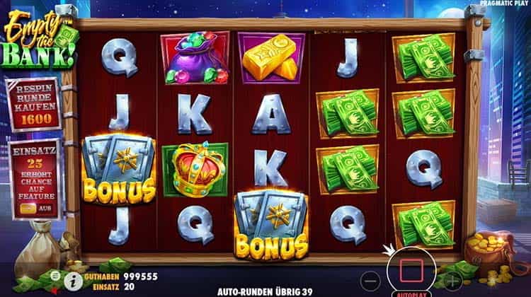 Empty the Bank Scatter