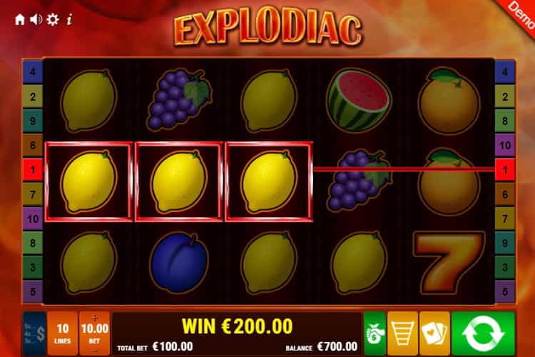 Explodiac Bonusspiel