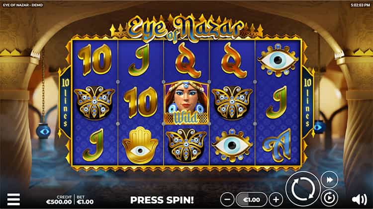 Eye of Nazar kostenlos spielen mit der Demo.