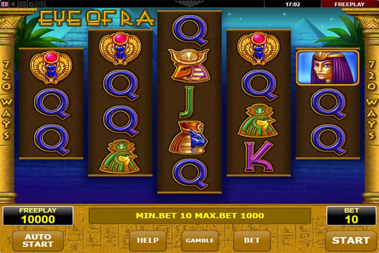 Eye of Ra kostenlos spielen mit der Demo.