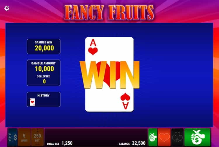 Fancy Fruits Bonusspiel