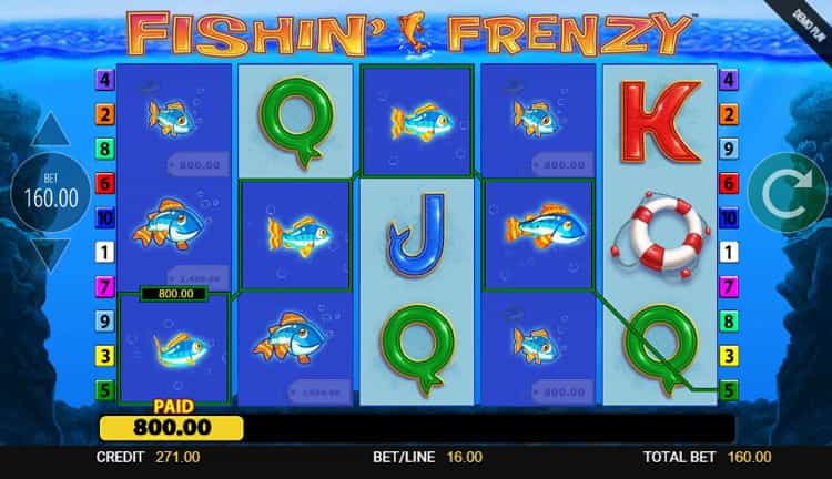 Fishin Frenzy Gameplay