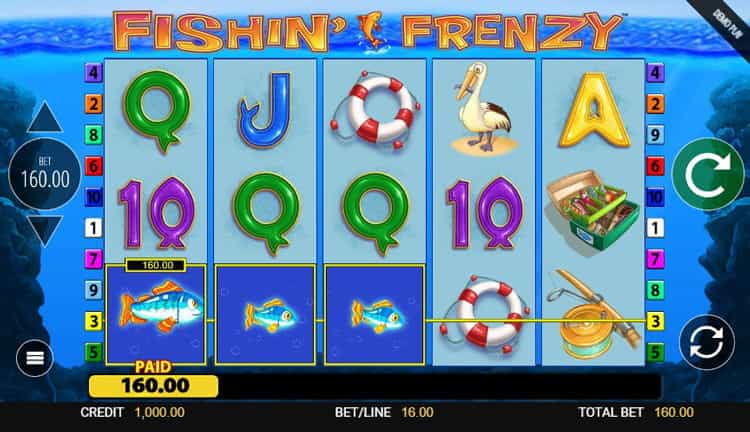 Fishin Frenzy Scatter