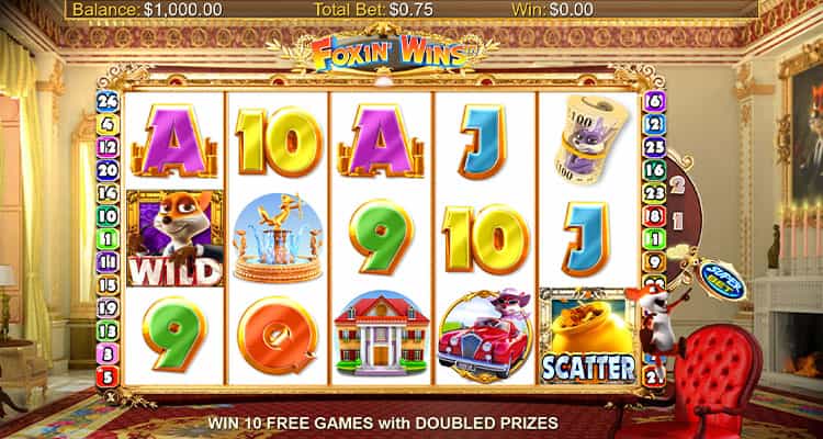 Foxin' Wins kostenlos spielen mit der Demo.