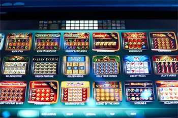 Anzeige diverser Casino-Slots
