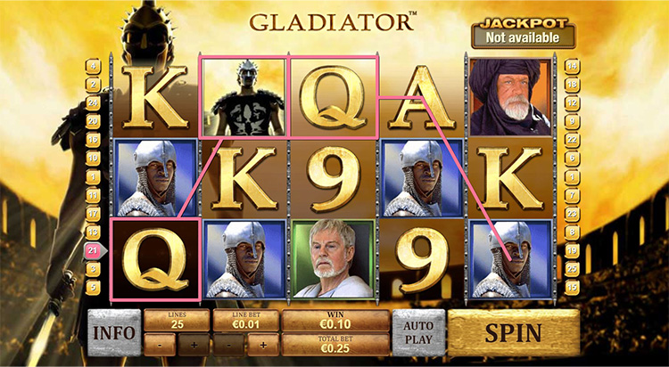 Gladiator Jackpot Gameplay