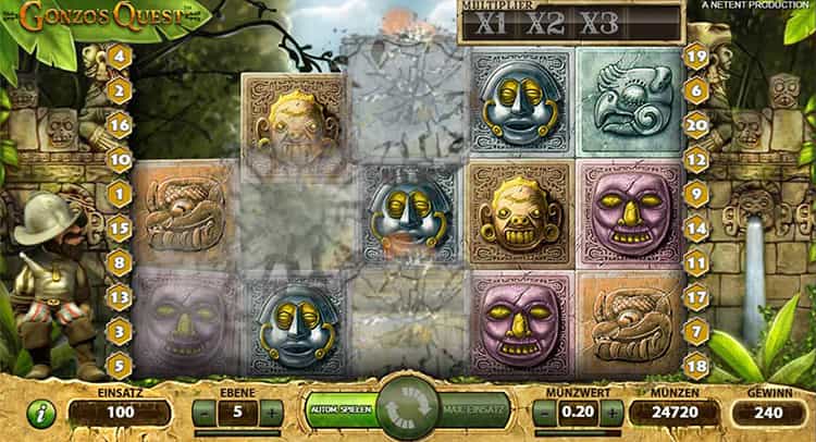 Gonzo’s Quest Gameplay