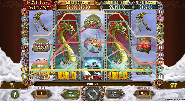 Hall of Gods Gameplay