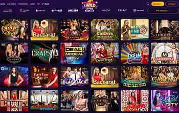 iWildCasino Live Casinospiele.