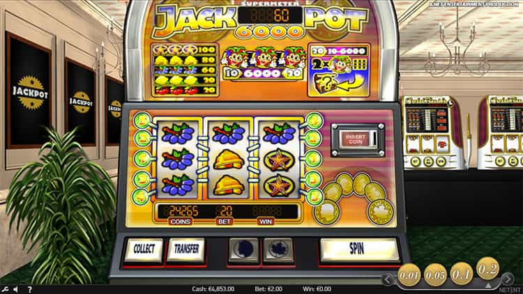 Jackpot 6000 Gameplay