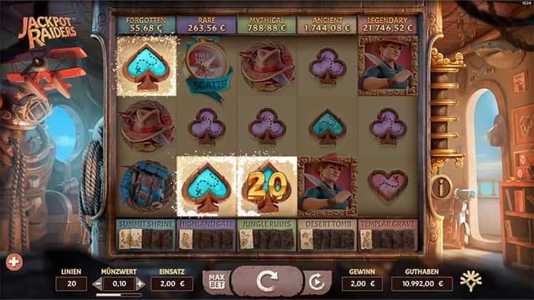 Jackpot Raiders Gameplay