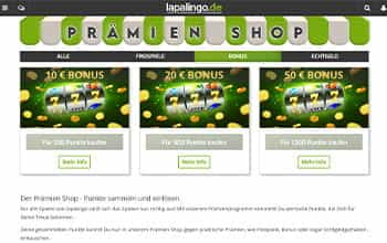 Lapalingo Willkommensbonus