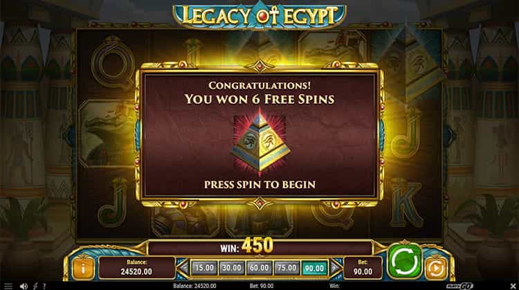 Legacy of Egypt Freispiele