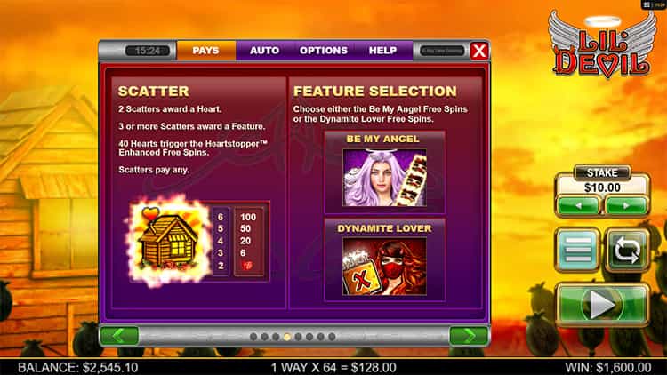 Lil Devil Gewinntabelle 4