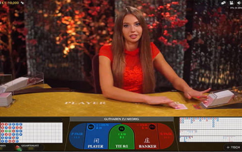 Live Baccarat Gameplay 3