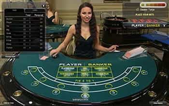 Live Baccarat Gameplay