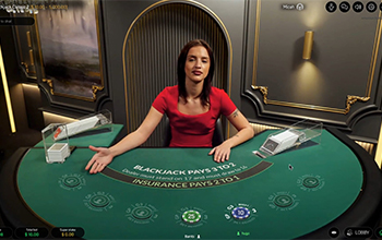 Live Blackjack Gameplay 3