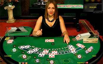 Live Blackjack Gameplay 4