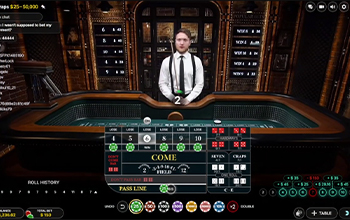 Live Craps Gameplay 2